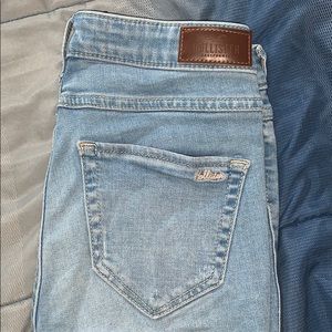 High Rise Super Skinny Ripped Jeans